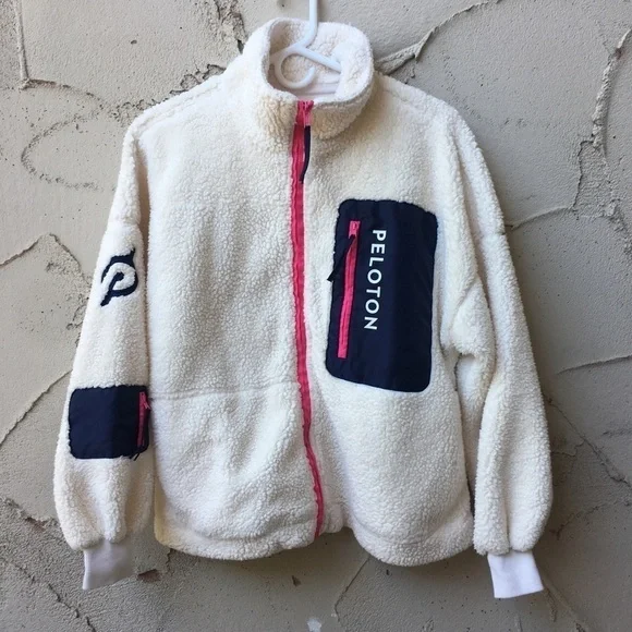 Peloton Sherpa Teddy Jacket I Size S - Picture 2 of 7